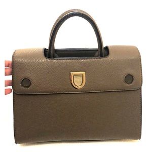 Grey brown purse